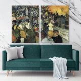 Spectators In The Arena At Arles Painting by Vincent Van Gogh Dutch Painter Original Canvas Wall Art - Image 2