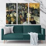 Spectators In The Arena At Arles Painting by Vincent Van Gogh Dutch Painter Original Canvas Wall Art - Image 3