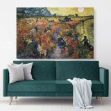 The Red Vineyard Painting by Vincent Van Gogh Dutch Painter Original wall art by Canvas Wall Art - Image 6