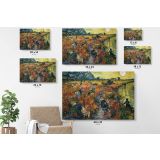 The Red Vineyard Painting by Vincent Van Gogh Dutch Painter Original wall art by Canvas Wall Art - Image 7