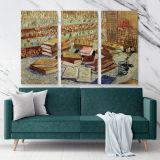 Still Life French Novel Painting by Vincent Van Gogh Dutch Painter Original wall art Canvas Wall Art - Image 3