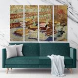 Still Life French Novel Painting by Vincent Van Gogh Dutch Painter Original wall art Canvas Wall Art - Image 4