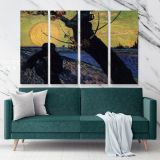Vincent Van Gogh The Shower Canvas Wall Art - Image 4