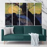 Vincent Van Gogh The Shower Canvas Wall Art - Image 5