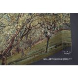 The White Orchard Painting by Vincent Van Gogh Dutch Painter Original Canvas Wall Art - Image 8