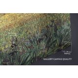 Orchard with Blossoming Apricot Trees Painting by Vincent Van Gogh Dutch Painter Canvas Wall Art - Image 8