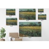 Orchard with Blossoming Apricot Trees Painting by Vincent Van Gogh Dutch Painter Canvas Wall Art - Image 7
