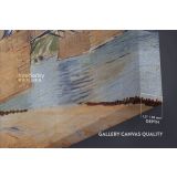 The Langlois Bridge At Arles Painting by Vincent Van Gogh Dutch Painter Original Canvas Wall Art - Image 8