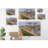 The Langlois Bridge At Arles Painting by Vincent Van Gogh Dutch Painter Original Canvas Wall Art - Image 7