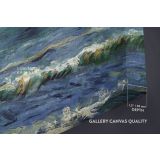Seascape At Saintes Maries Painting by Vincent Van Gogh Dutch Painter Original wall Canvas Wall Art - Image 8
