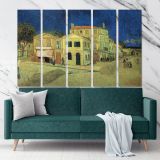 The Yellow House Painting by Vincent Van Gogh Dutch Painter Original Canvas Wall Art - Image 5