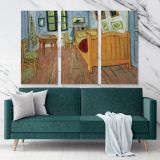 In Arles Painting by Vincent Van Gogh Dutch Painter Original wall art by Vincent Van Canvas Wall Art - Image 3