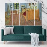 In Arles Painting by Vincent Van Gogh Dutch Painter Original wall art by Vincent Van Canvas Wall Art - Image 5