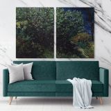 Lilace Painting by Vincent Van Gogh Dutch Painter Original Canvas Wall Art - Image 2