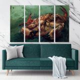 Crab on its Back Painting by Vincent Van Gogh Dutch Painter Original Canvas Wall Art - Image 4