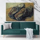 A Pair Of Wooden Clogs Painting by Vincent Van Gogh Dutch Painter Original Canvas Wall Art