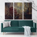 Evening The Watch (After Millet) Painting by Vincent Van Gogh Dutch Painter Original Canvas Wall Art - Image 3