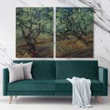 Olive Grove Painting by Vincent Van Gogh Dutch Painter Original Canvas Wall Art - Image 2