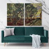 The Garden Of Saint Paul's Hospital Painting by Vincent Van Gogh Dutch Painter Canvas Wall Art - Image 2