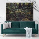 Underdrowth With Ivy Painting by Vincent Van Gogh Dutch Painter Original Canvas Wall Art