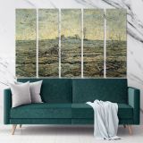 The Plough And The Harrow After Millet Painting by Vincent Van Gogh Dutch Painter Canvas Wall Art - Image 5