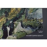 Village Street And Steps In Auvers With Figures Painting by Vincent VanGogh Dutch Canvas Wall Art - Image 7