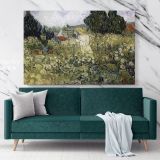 Marguerite Gachet In Her Garden Painting by Vincent Van Gogh Dutch Painter Original Canvas Wall Art