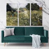 Marguerite Gachet In Her Garden Painting by Vincent Van Gogh Dutch Painter Original Canvas Wall Art - Image 3