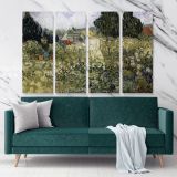 Marguerite Gachet In Her Garden Painting by Vincent Van Gogh Dutch Painter Original Canvas Wall Art - Image 4