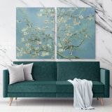 Almond Blossoms Painting by Vincent Van Gogh Dutch Painter Original Canvas Wall Art - Image 2