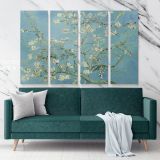 Almond Blossoms Painting by Vincent Van Gogh Dutch Painter Original Canvas Wall Art - Image 4
