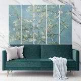 Almond Blossoms Painting by Vincent Van Gogh Dutch Painter Original Canvas Wall Art - Image 5