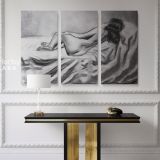 Artworks by Owen Claxton wall art on Canvas Nude Girl Fine Artist Painter Canvas Wall Art - Image 3
