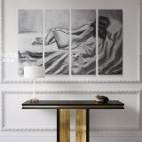 Artworks by Owen Claxton wall art on Canvas Nude Girl Fine Artist Painter Canvas Wall Art - Image 4