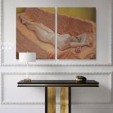 Women's Erotica Artworks by Owen Claxton Canvas Wall Art - Image 2