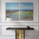 Artworks by Owen Claxton wall art on Canvas Mudflat Fine Artist Painter Canvas Wall Art - Image 2