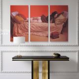 Artworks by Owen Claxton wall art on Canvas Nude Girl Fine Artist Painter Canvas Wall Art - Image 3