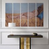 Artworks by Owen Claxton wall art on Canvas Nude Girl Fine Artist Painter Naked Canvas Wall Art - Image 5