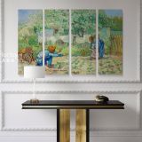 Vincent Van Gogh Original Painting Love, Women and Child Canvas Wall Art - Image 4