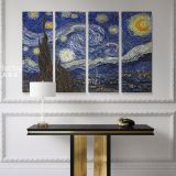 Vincent Van Gogh Original Famous Painting Starry Night Canvas Wall Art - Image 4