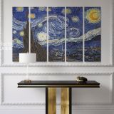 Vincent Van Gogh Original Famous Painting Starry Night Canvas Wall Art - Image 5