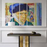 Vincent Van Gogh Original Painting Famous Portraits Canvas Wall Art - Image 5