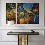 Leonid Afremov On The Way To Morning Original Oil Canvas Wall Art - Image 3