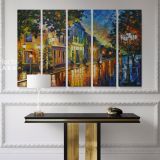 Leonid Afremov On The Way To Morning Original Oil Canvas Wall Art - Image 5