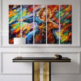 Famous Oil Painting Blue Rhapsody by Leonid Afremov Canvas Wall Art - Image 5
