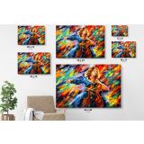 Famous Oil Painting Blue Rhapsody by Leonid Afremov Canvas Wall Art - Image 6
