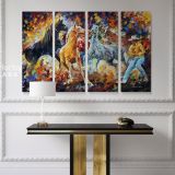 Leonid Afremov Horse Original Oil Canvas Wall Art - Image 4