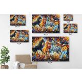 Leonid Afremov Horse Original Oil Canvas Wall Art - Image 6