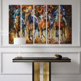 Famous Horse Racing Painting by Leonid Afremov Oil wall art by Leonid Afremov Oil Canvas Wall Art - Image 5