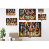 Famous Horse Racing Painting by Leonid Afremov Oil wall art by Leonid Afremov Oil Canvas Wall Art - Image 6